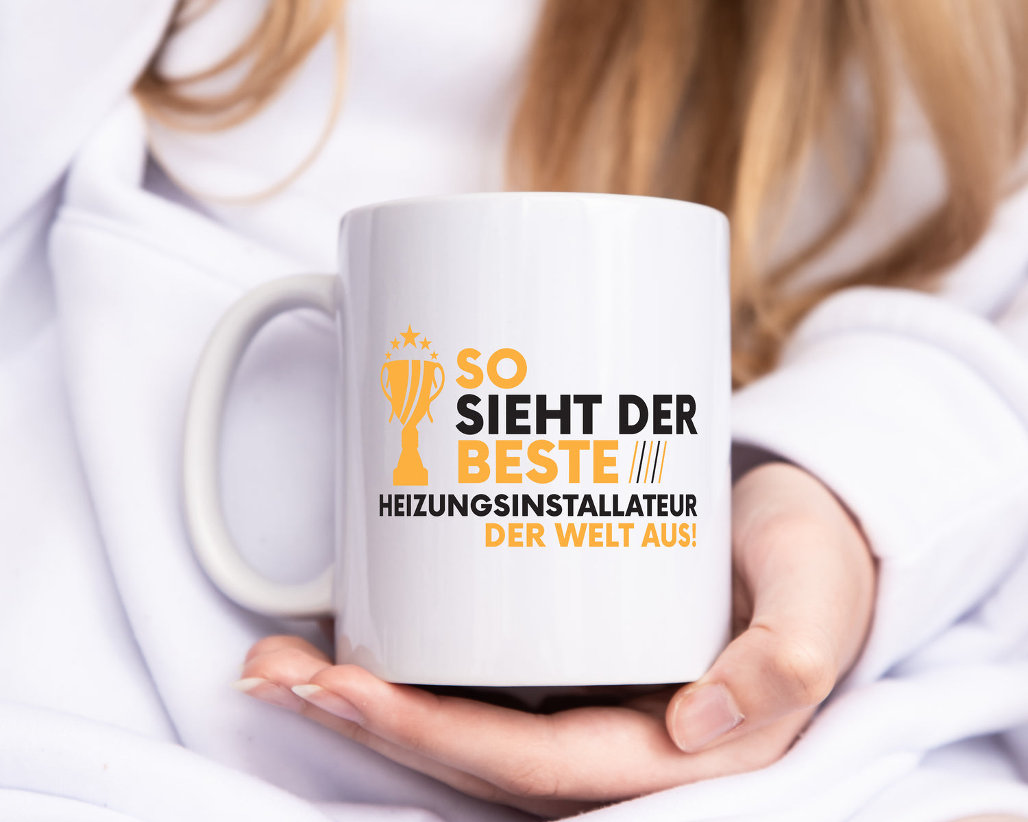 Der Weltbeste Heizungsinstallateur | Heizungsbauer - Tasse Weiß - Kaffeetasse / Geschenk / Familie