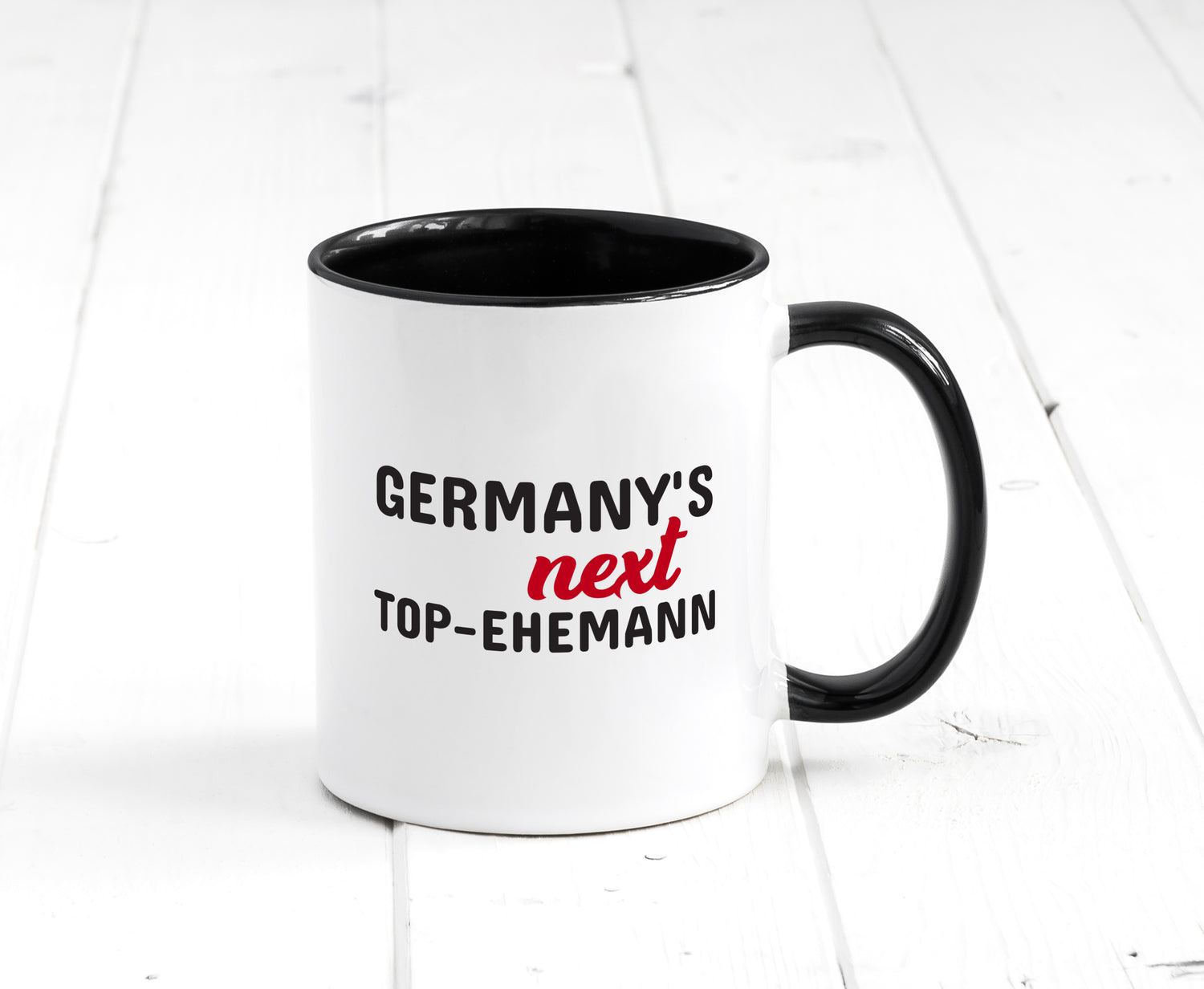 Top Ehemann | lustige Spruch Tasse | Ehe | Hochzeit Tasse Weiß - Schwarz - Kaffeetasse / Geschenk / Familie