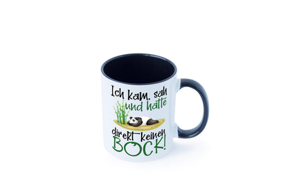 Ich habe kein Bock Tasse Weiß - Schwarz - Kaffeetasse / Geschenk / Familie