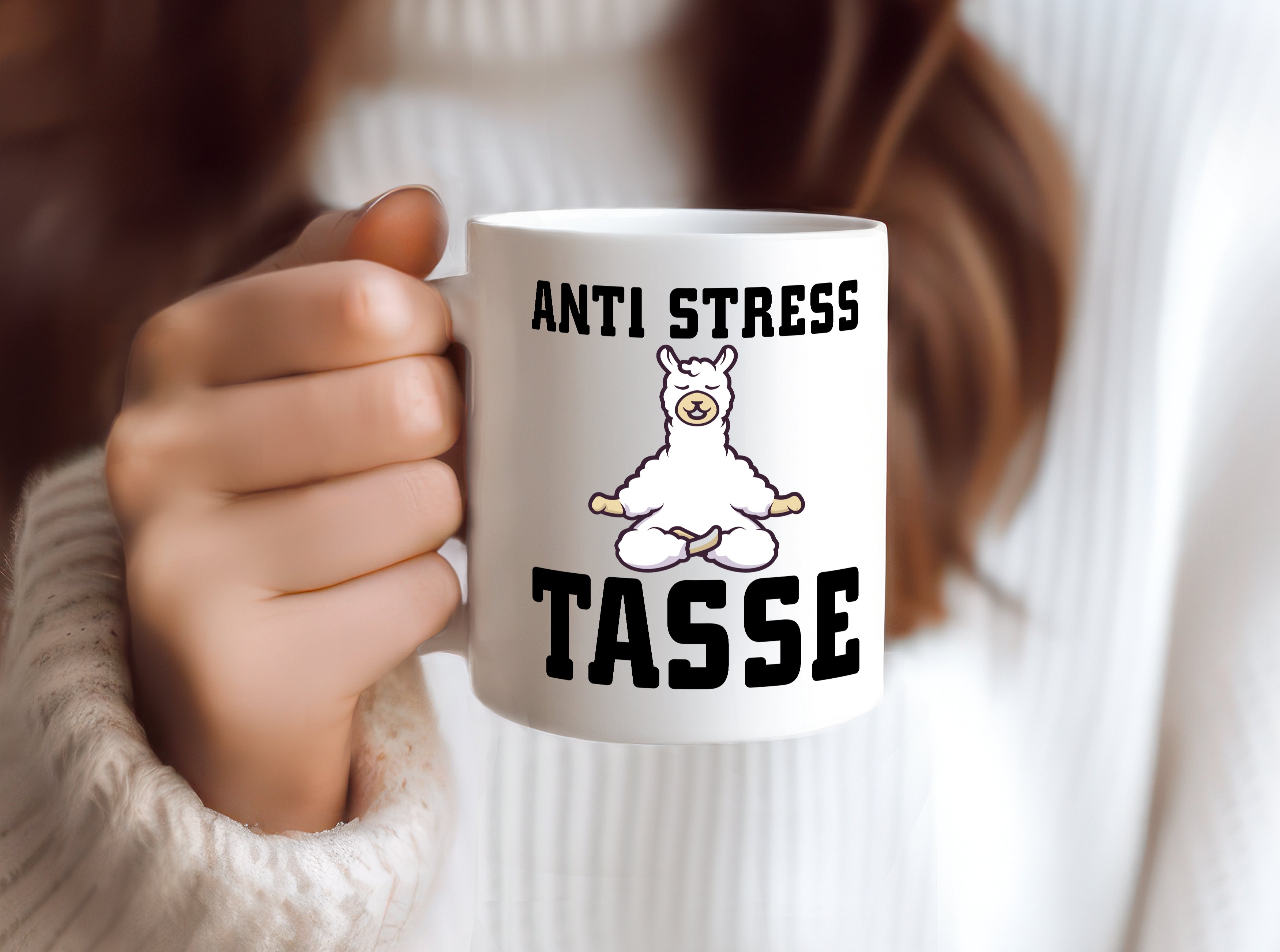 Anti Stress Tasse - Tasse Weiß - Kaffeetasse / Geschenk / Familie