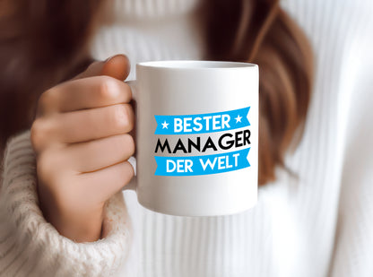 Bester Manager | Management - Tasse Weiß - Kaffeetasse / Geschenk / Familie