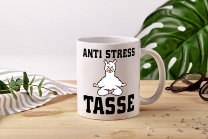 Anti Stress Tasse - Tasse Weiß - Kaffeetasse / Geschenk / Familie