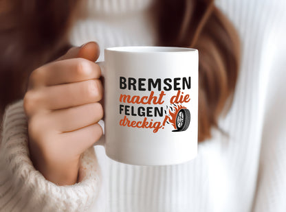 Tuning | Autofan | Motorsport | Tacho | Auto Tuner - Tasse Weiß - Kaffeetasse / Geschenk / Familie