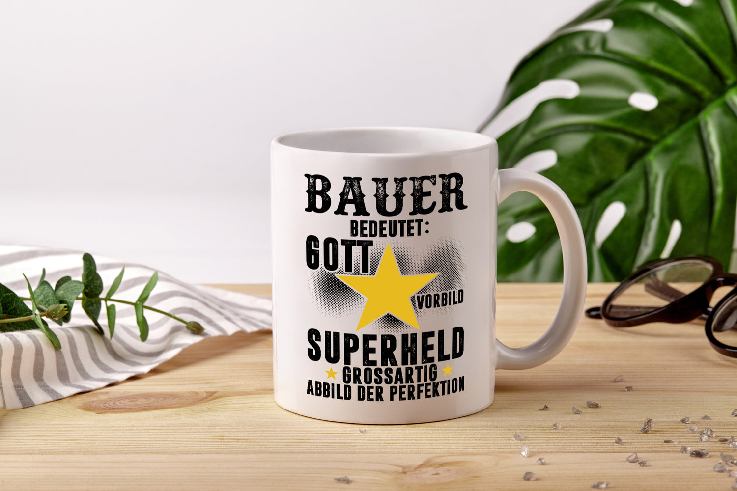 Bedeutung von Bauer | Bauernhof | Landwirtschaft - Tasse Weiß - Kaffeetasse / Geschenk / Familie