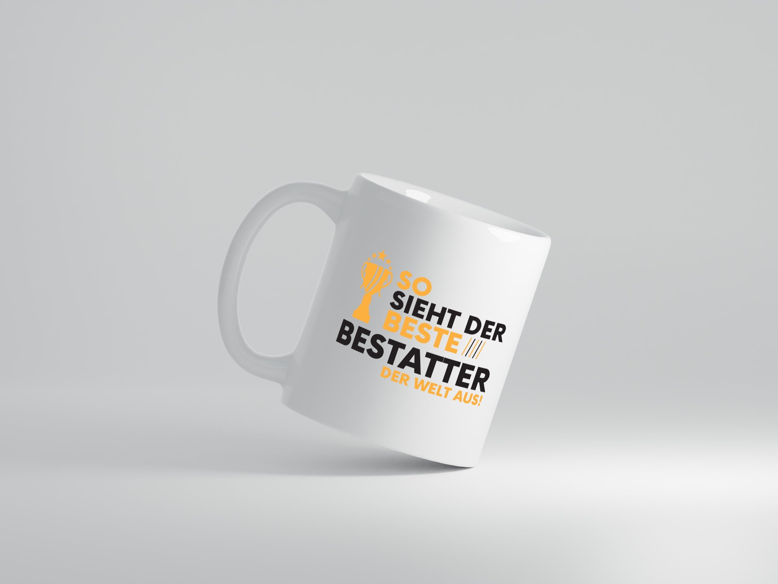 Der Weltbeste Bestatter | Bestattung | Totengräber - Tasse Weiß - Kaffeetasse / Geschenk / Familie