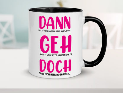 Jobwechsel Tasse Tasse Weiß - Schwarz - Kaffeetasse / Geschenk / Familie