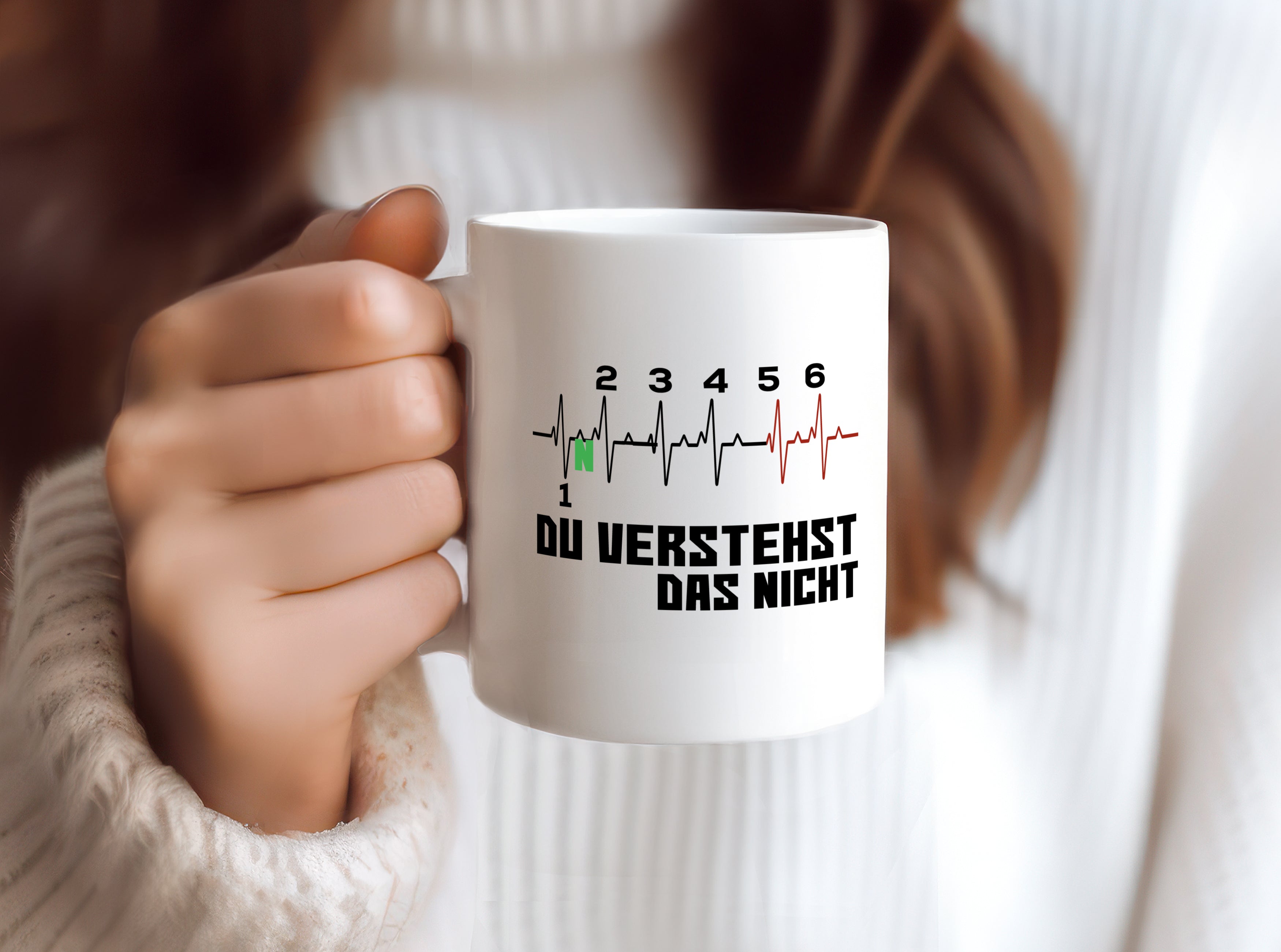 Motorrad Spruch | Biker Tasse | Motorradfahrer Witz - Tasse Weiß - Kaffeetasse / Geschenk / Familie