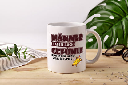 Männer haben auch Gefühle - Tasse Weiß - Kaffeetasse / Geschenk / Familie