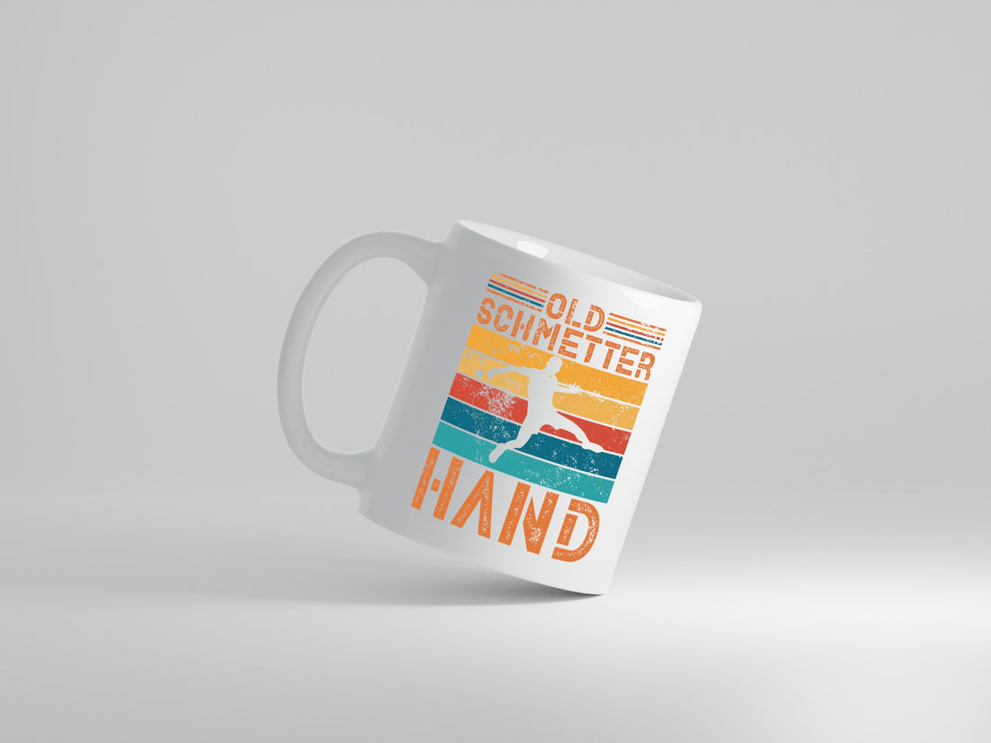 Old Schmetter Hand | Tennis Spieler | Sport - Tasse Weiß - Kaffeetasse / Geschenk / Familie