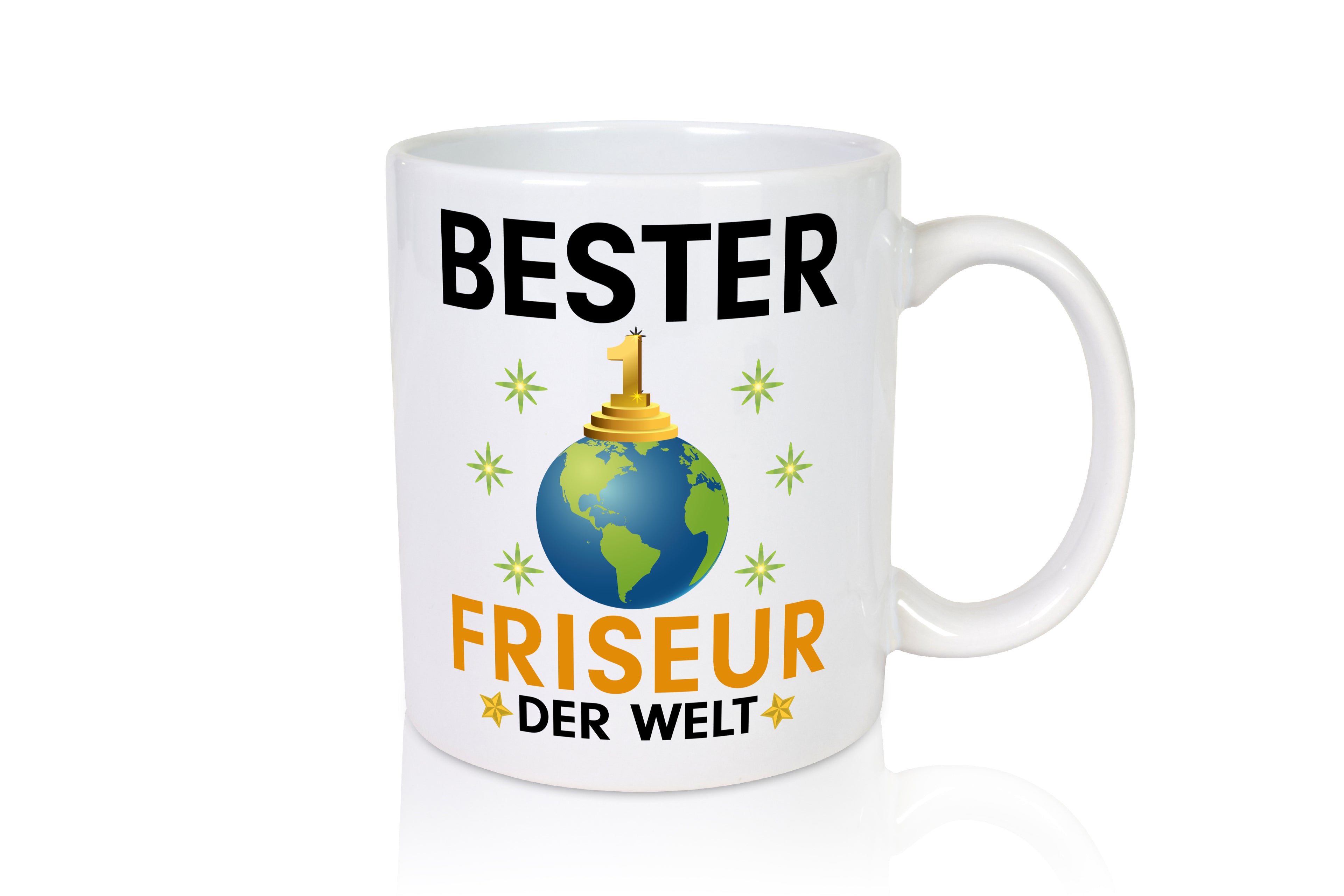 Welt Bester Friseur | Frisör - Tasse Weiß - Kaffeetasse / Geschenk / Familie