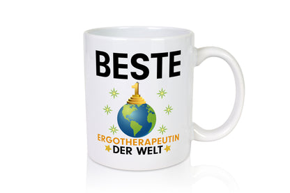 Welt Beste Ergotherapeutin | Ergotherapie - Tasse Weiß - Kaffeetasse / Geschenk / Familie