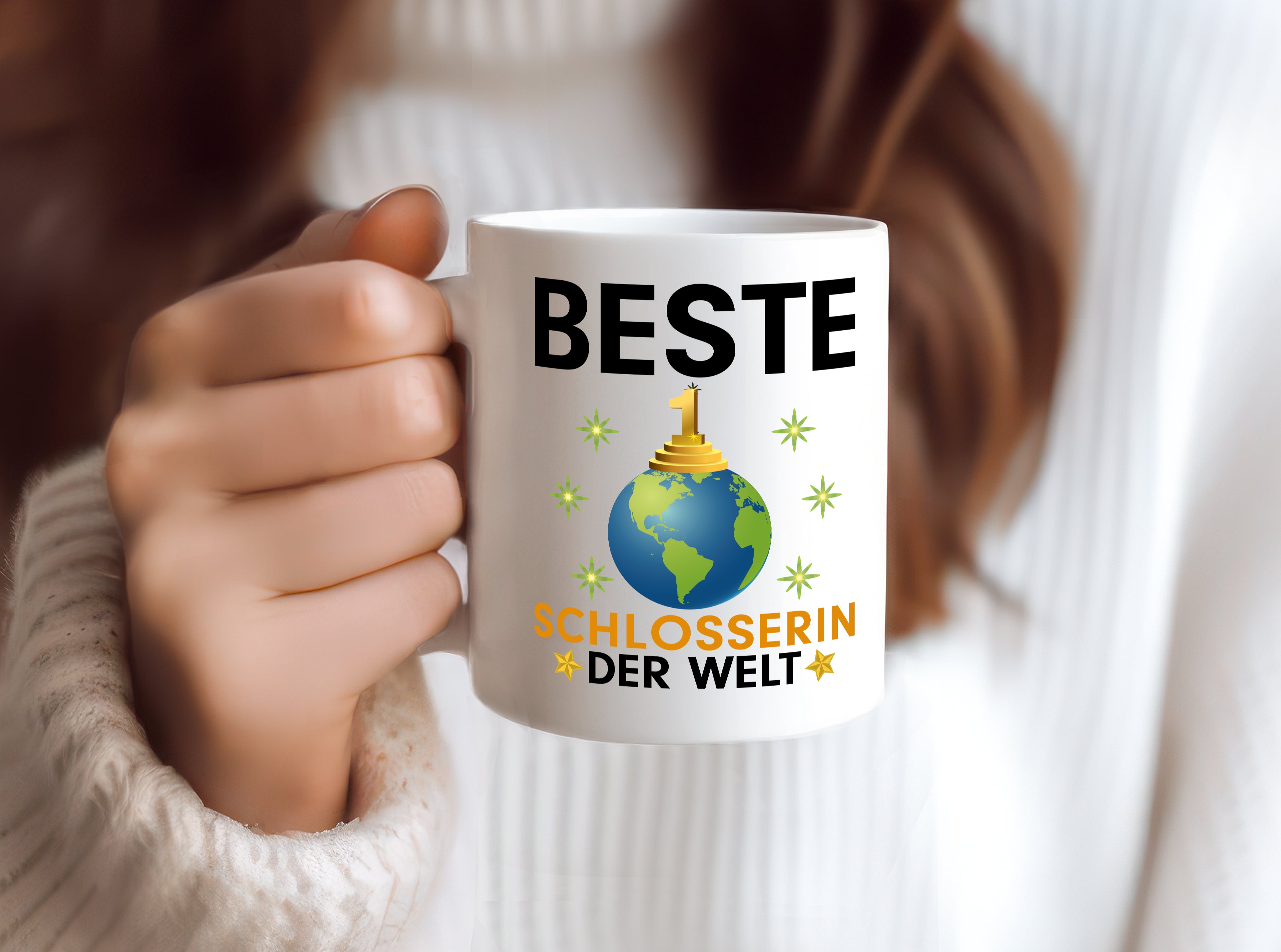 Welt Beste Schlosserin | Schlosserei - Tasse Weiß - Kaffeetasse / Geschenk / Familie