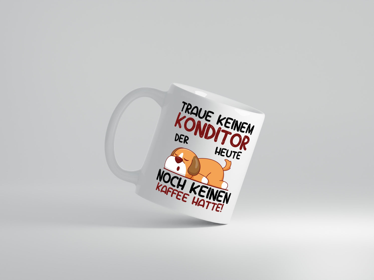 Traue keinem Konditor | Konditorei - Tasse Weiß - Kaffeetasse / Geschenk / Familie