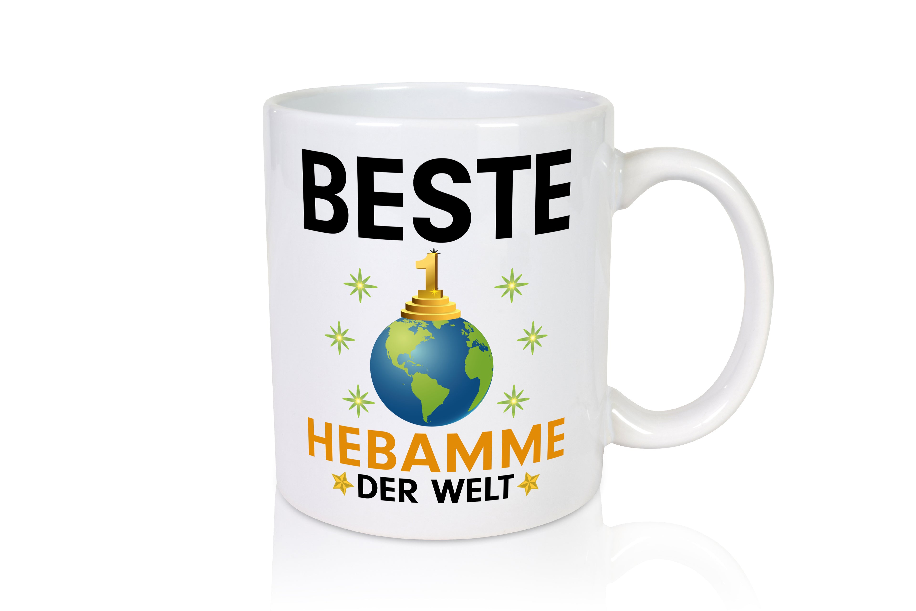 Welt Beste Hebamme | | Geburtshilfe - Tasse Weiß - Kaffeetasse / Geschenk / Familie