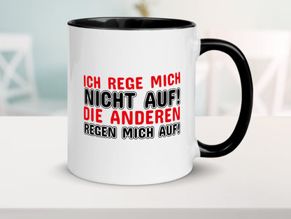 Büro Humor | Spruch Tasse | Kollegen | Arbeitsplatz Tasse Weiß - Schwarz - Kaffeetasse / Geschenk / Familie