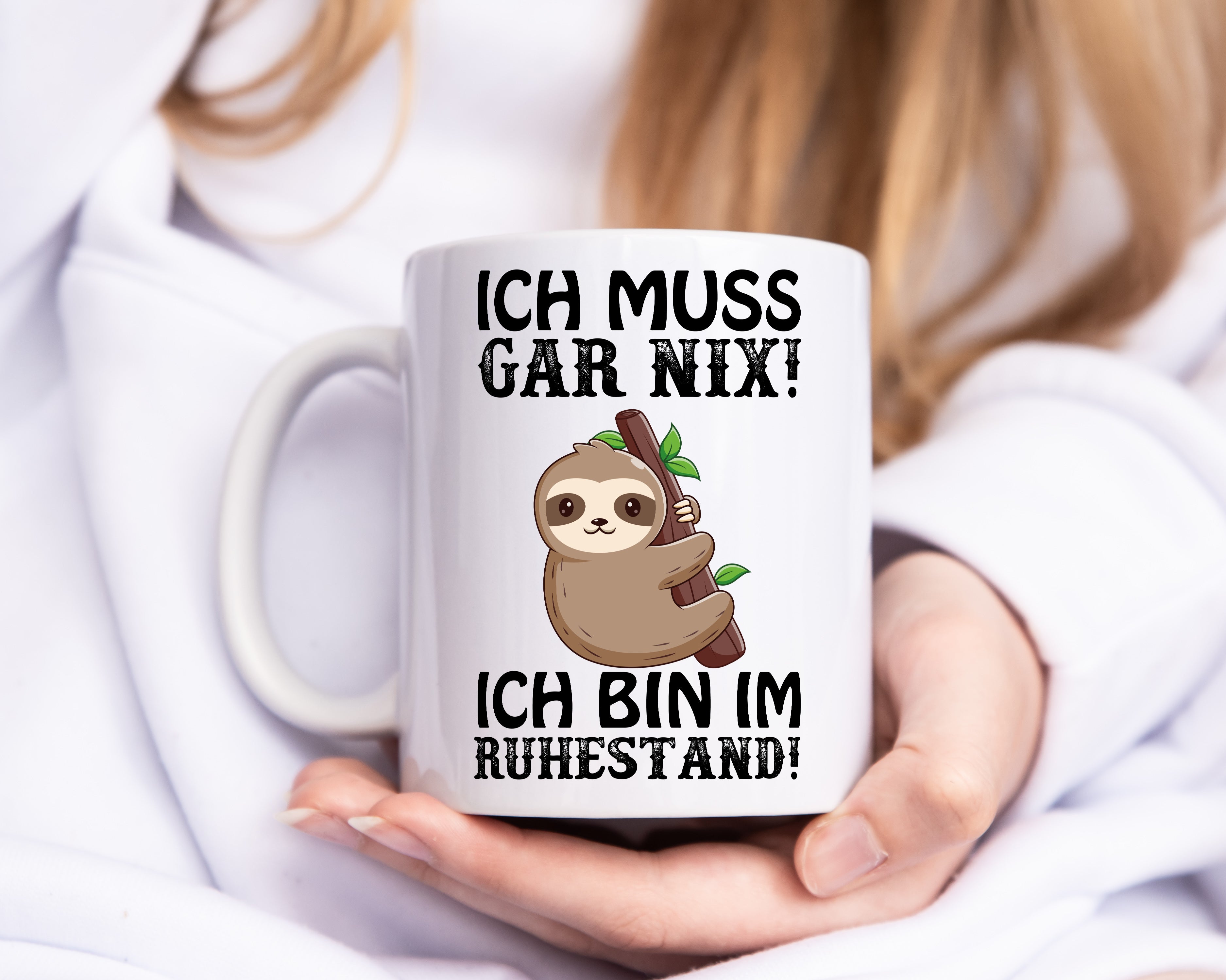 Ich bin im Ruhestand - Tasse Weiß - Kaffeetasse / Geschenk / Familie