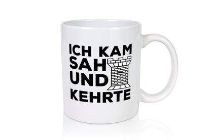 Schornsteinfeger | lustiger Spruch | Kaminkehrer Tasse - Tasse Weiß - Kaffeetasse / Geschenk / Familie