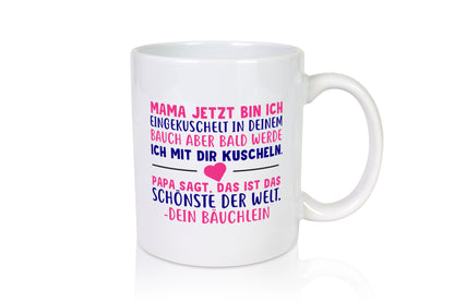 Werdende Mama | Schwangerschaft Tasse | schöner Spruch - Tasse Weiß - Kaffeetasse / Geschenk / Familie