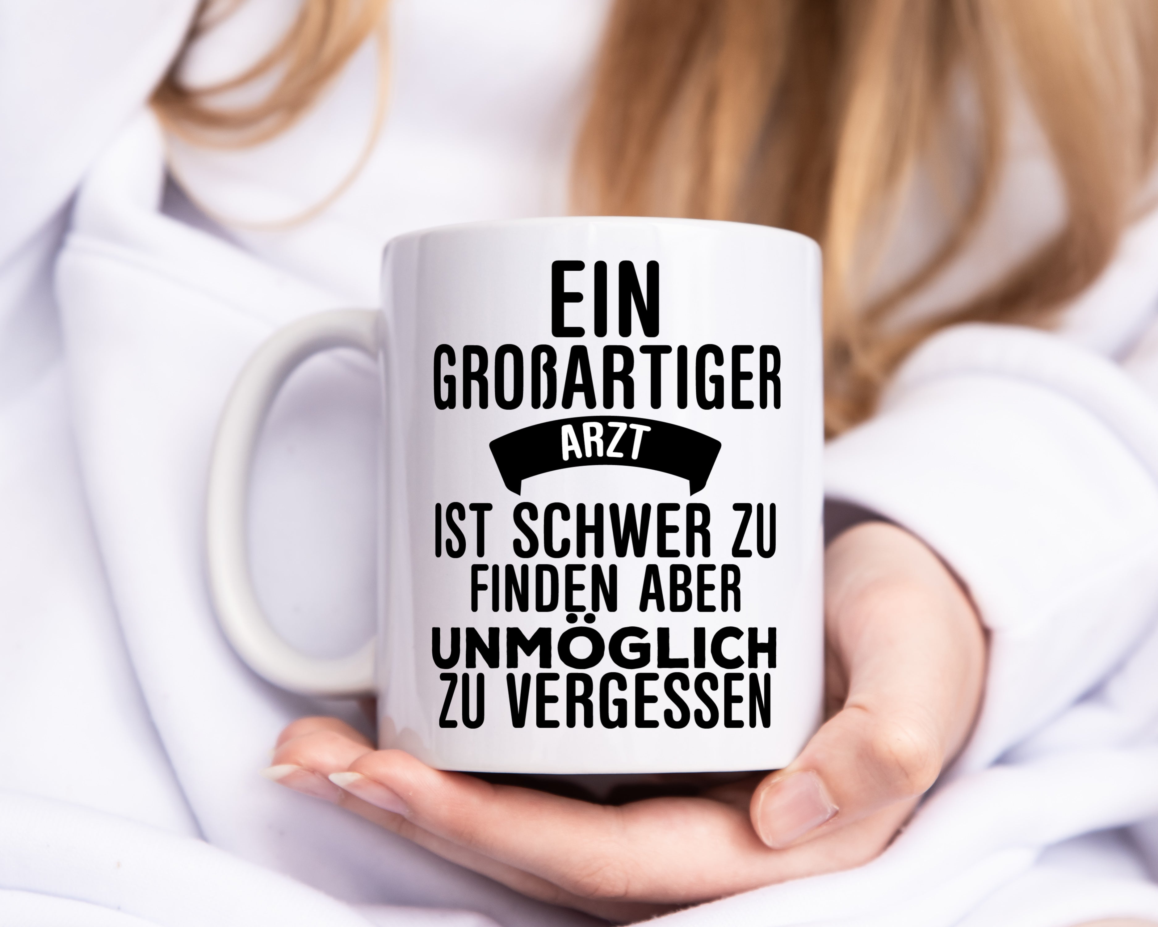 Großartiger Arzt | Dankeschön Tasse | schöner Spruch - Tasse Weiß - Kaffeetasse / Geschenk / Familie