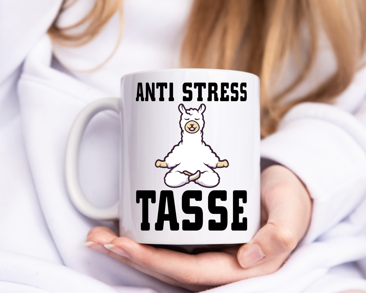 Anti Stress Tasse - Tasse Weiß - Kaffeetasse / Geschenk / Familie