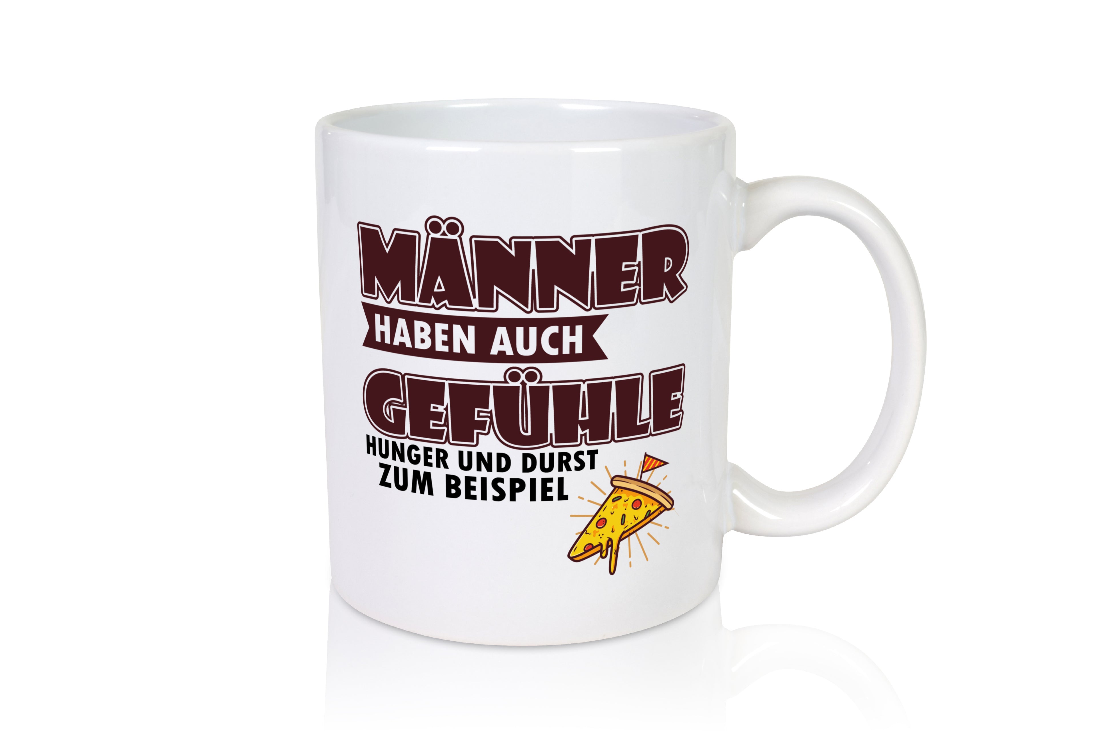 Männer haben auch Gefühle - Tasse Weiß - Kaffeetasse / Geschenk / Familie