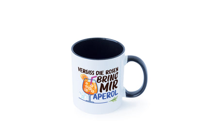 Bring mir Aperol | Rosen | Paar | Party Tasse Weiß - Schwarz - Kaffeetasse / Geschenk / Familie