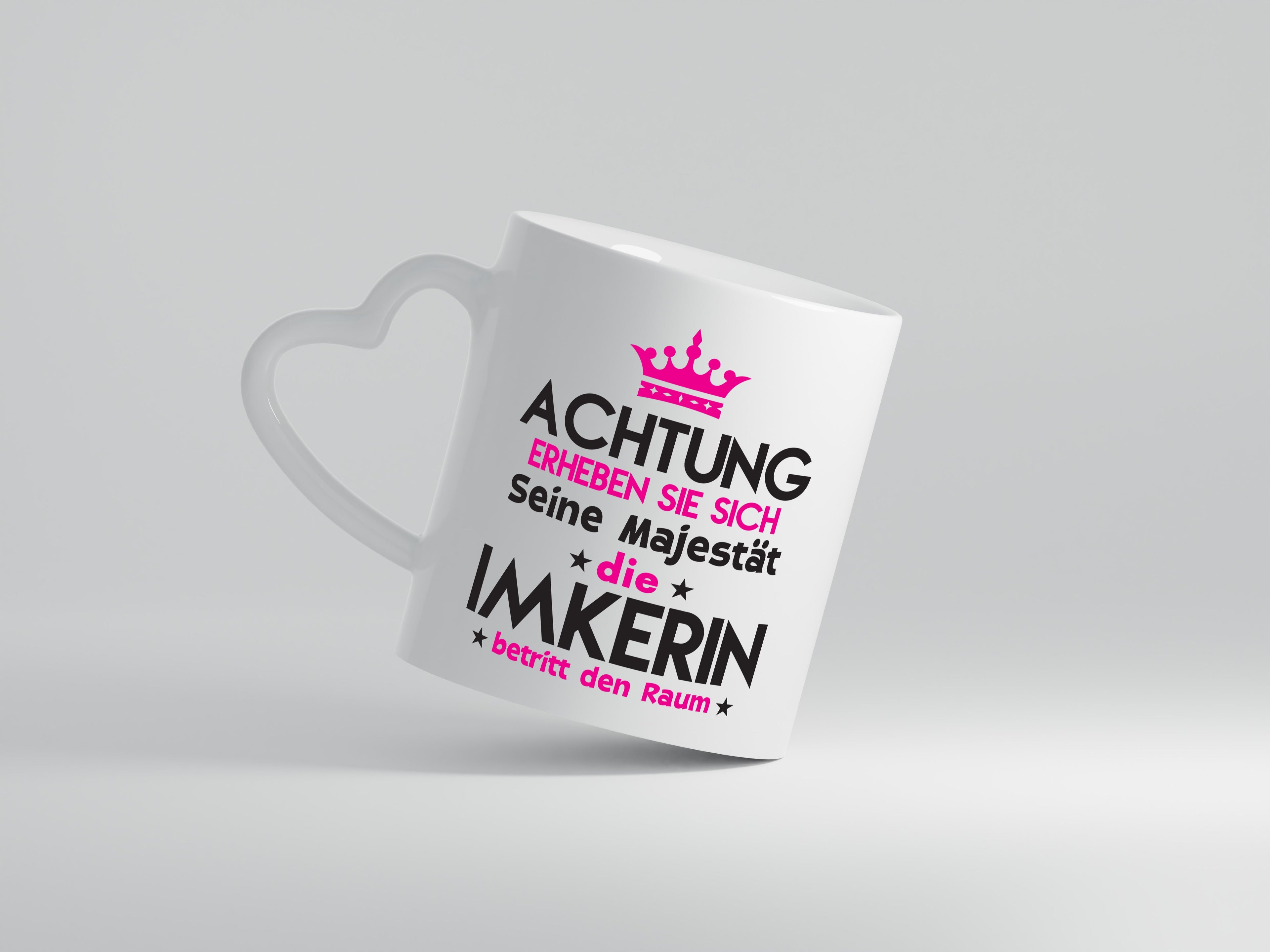 Seine Majestät Imkerin | Imkerei - Herzhenkel Tasse - Kaffeetasse / Geschenk / Familie