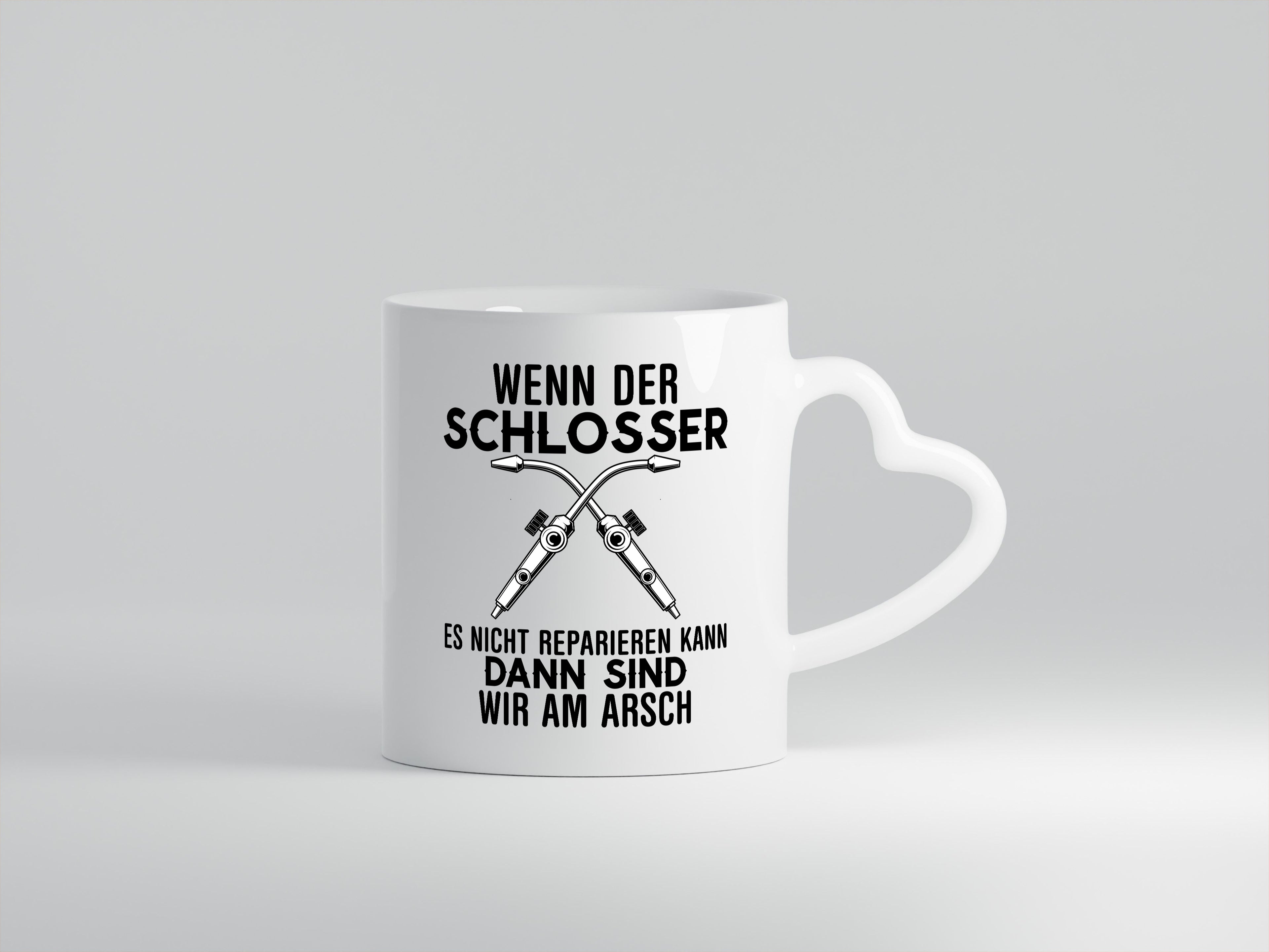 Der Schlosser - Herzhenkel Tasse - Kaffeetasse / Geschenk / Familie