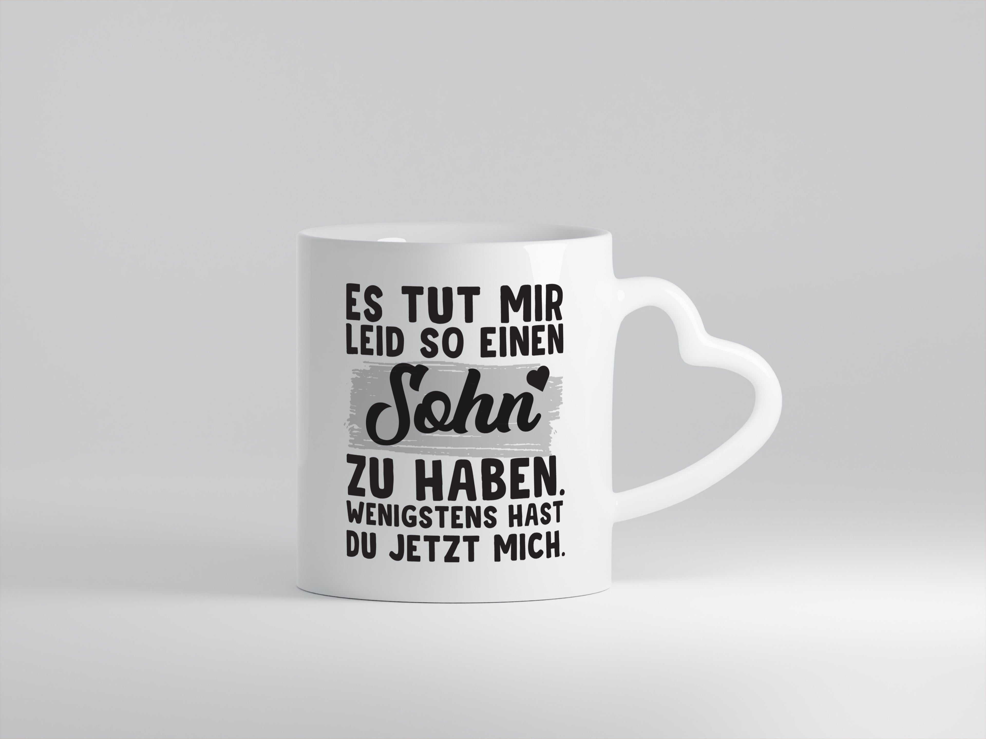 Schwiegersohn Spruch | Schwiegermama Tasse | lustig - Herzhenkel Tasse - Kaffeetasse / Geschenk / Familie