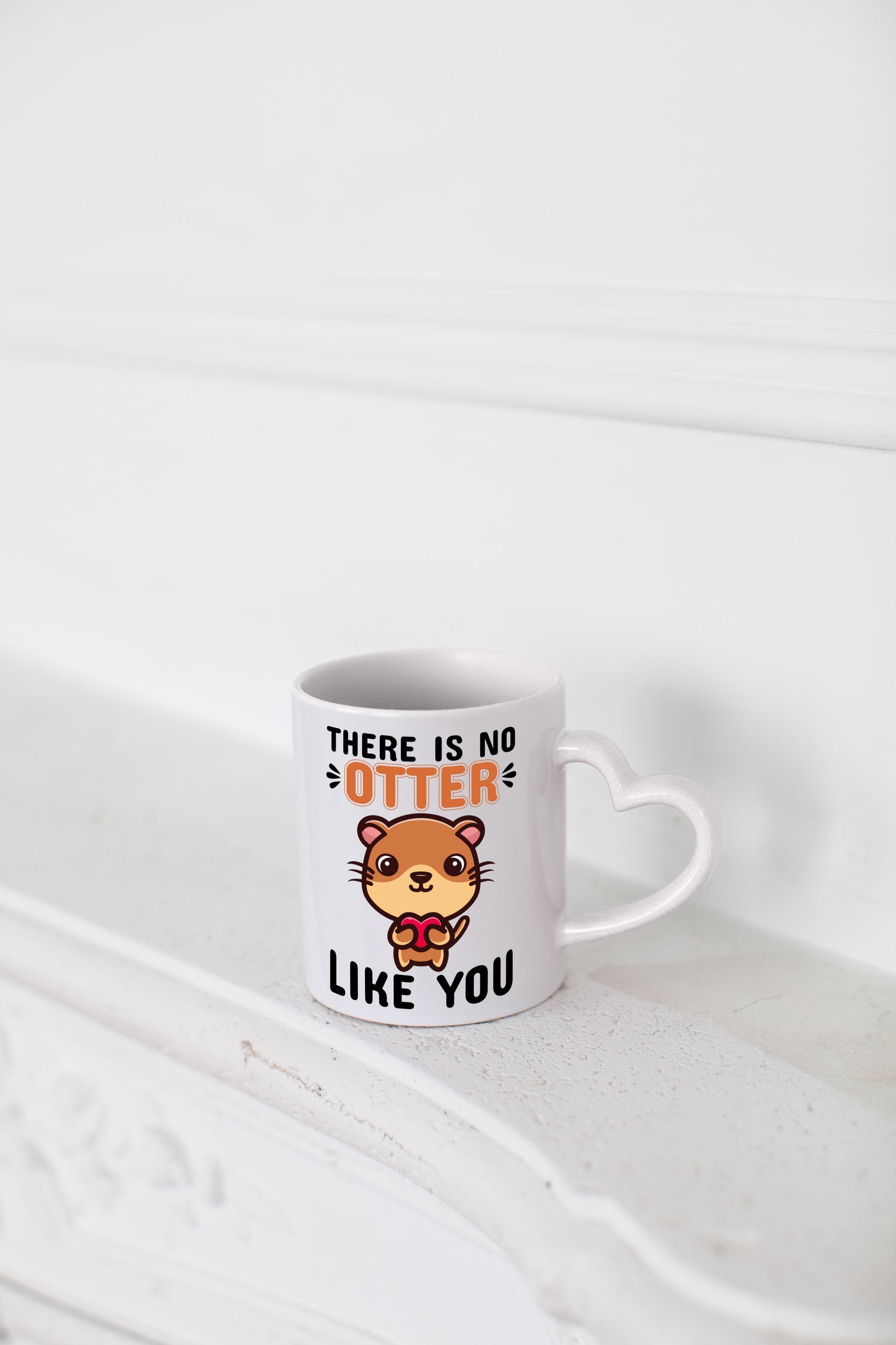 There is no Otter like you - Herzhenkel Tasse - Kaffeetasse / Geschenk / Familie