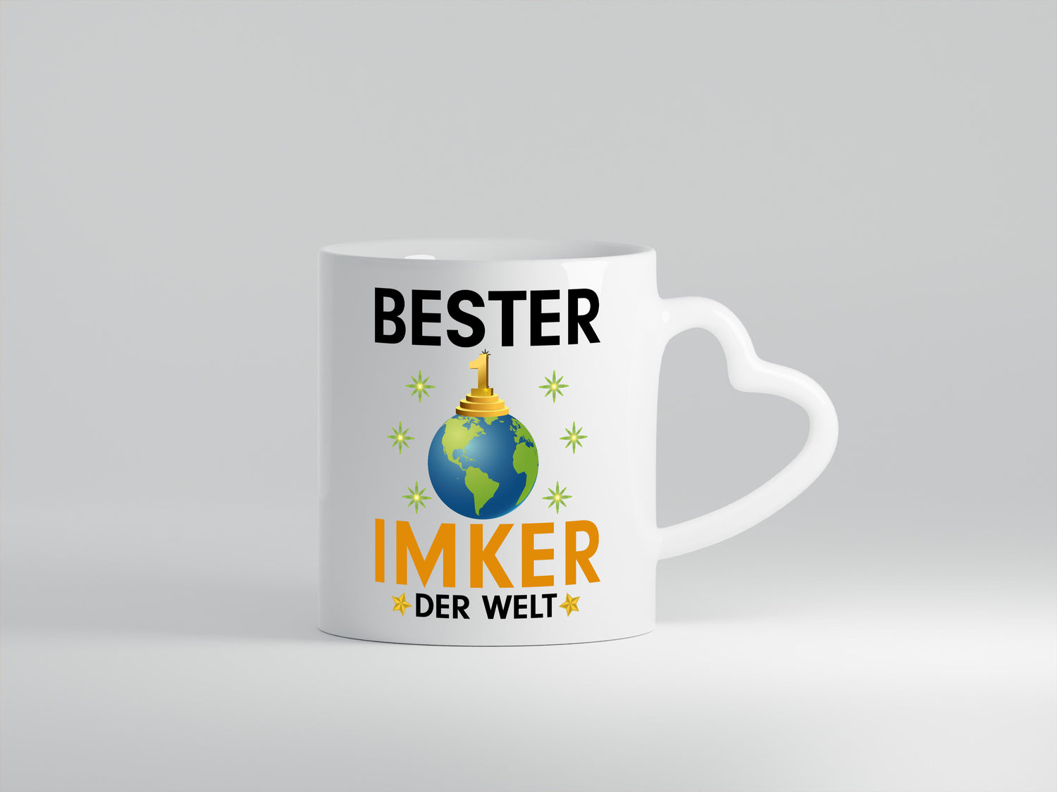 Welt Bester Imker | Imkerei - Herzhenkel Tasse - Kaffeetasse / Geschenk / Familie