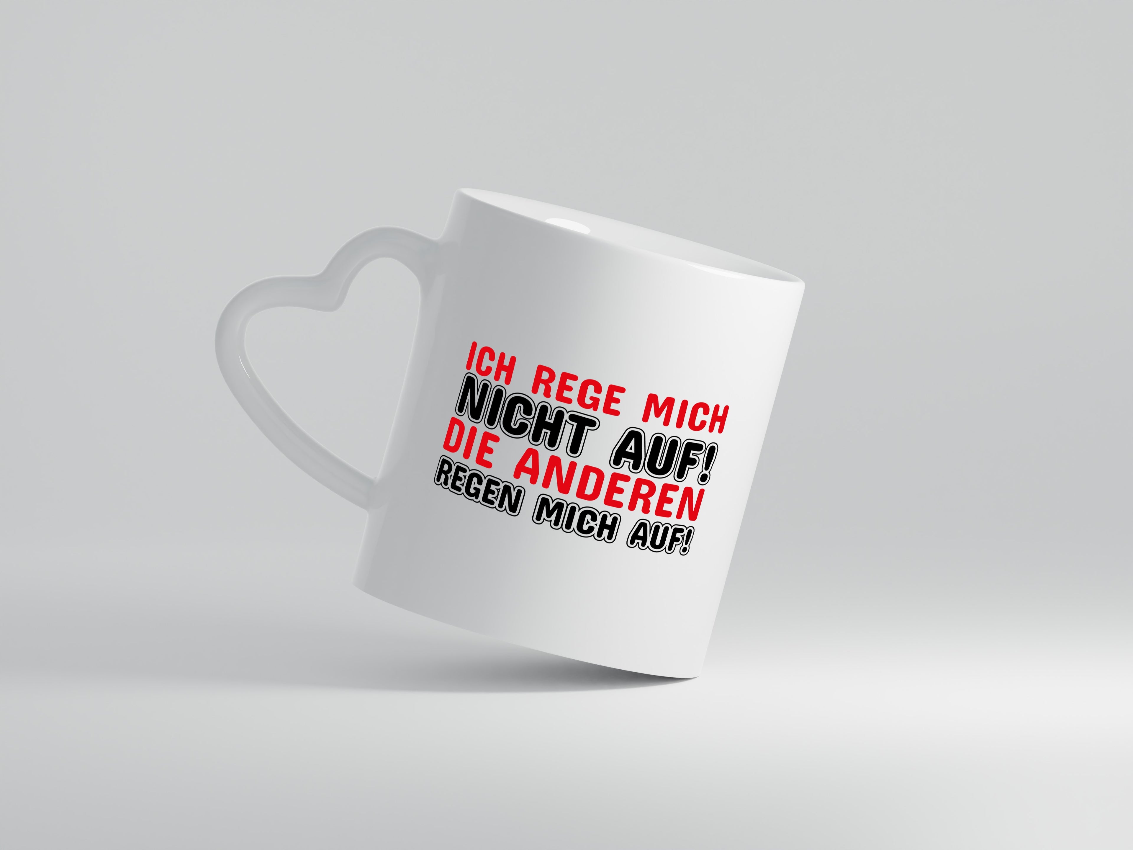 Büro Humor | Spruch Tasse | Kollegen | Arbeitsplatz - Herzhenkel Tasse - Kaffeetasse / Geschenk / Familie