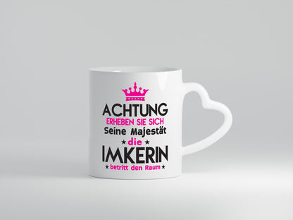 Seine Majestät Imkerin | Imkerei - Herzhenkel Tasse - Kaffeetasse / Geschenk / Familie