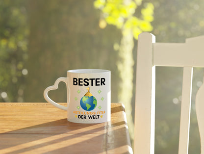 Welt Bester Abteilungsleiter| Führungskraft - Herzhenkel Tasse - Kaffeetasse / Geschenk / Familie