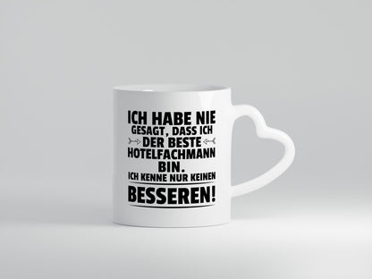 Der Beste Hotelfachmann |Hotel - Herzhenkel Tasse - Kaffeetasse / Geschenk / Familie