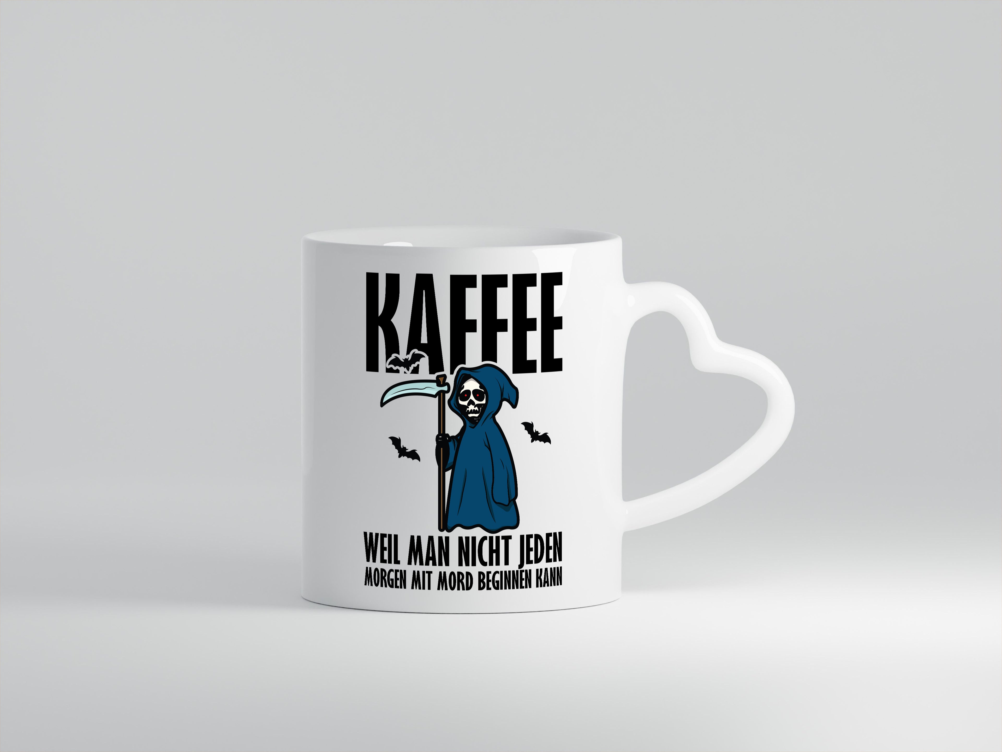 Jeden Morgen Kaffee - Herzhenkel Tasse - Kaffeetasse / Geschenk / Familie