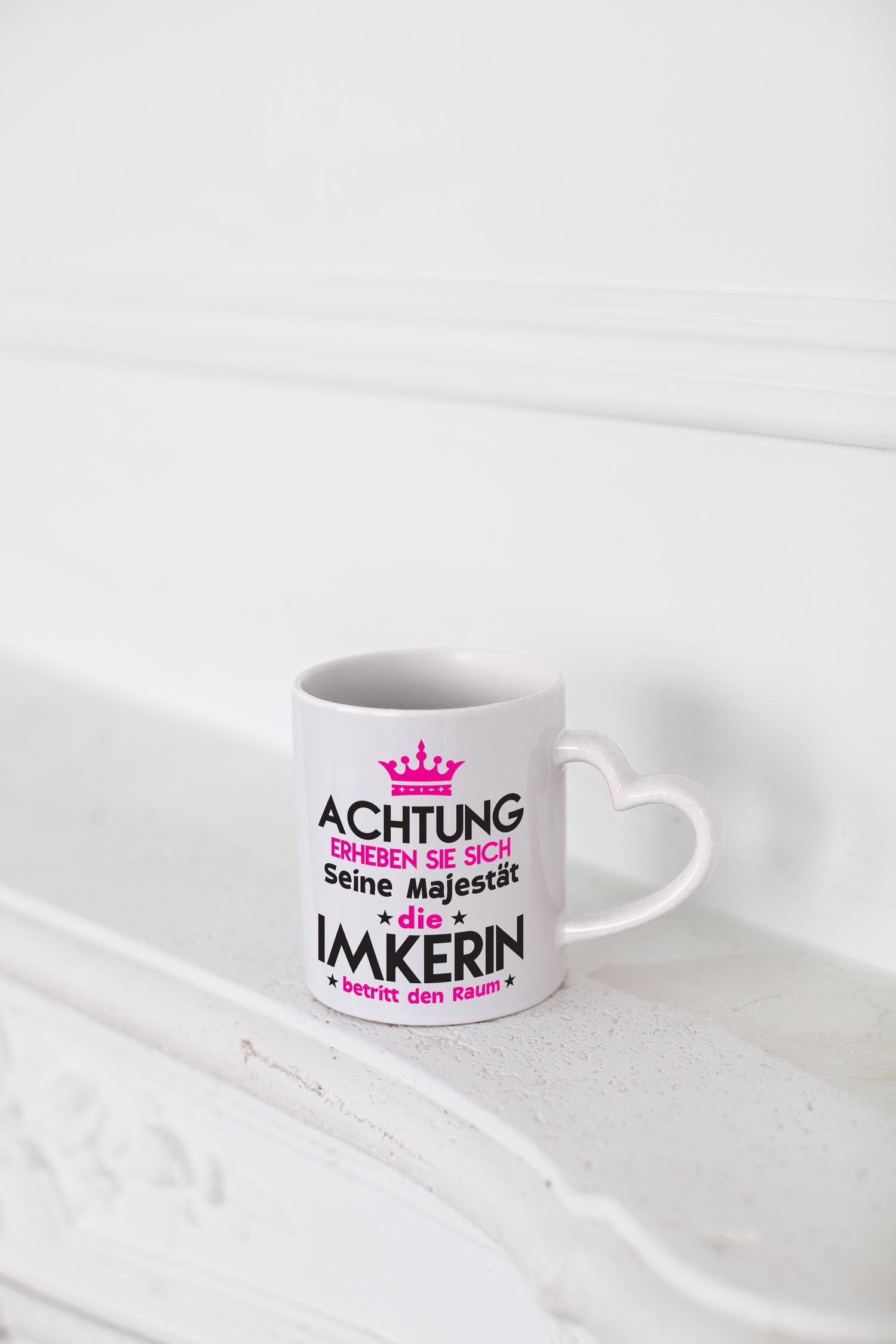 Seine Majestät Imkerin | Imkerei - Herzhenkel Tasse - Kaffeetasse / Geschenk / Familie