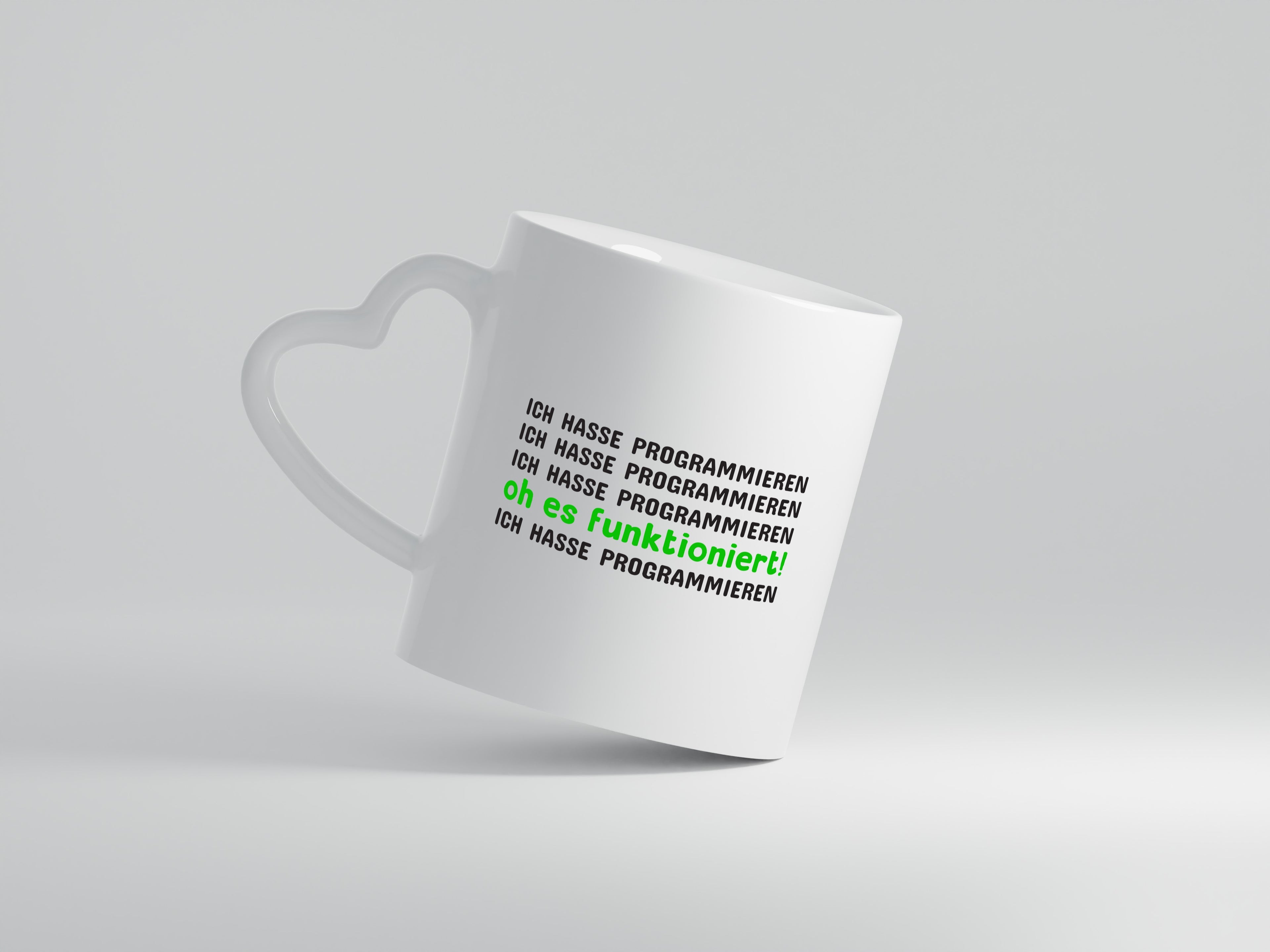 Programmierer Tasse | Programmieren Spruch | Statement - Herzhenkel Tasse - Kaffeetasse / Geschenk / Familie